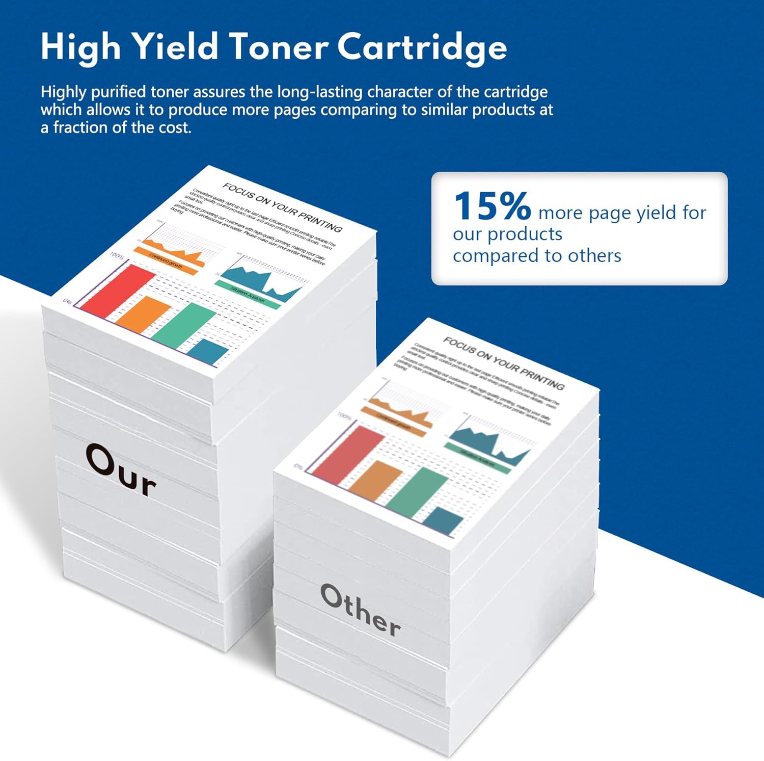 TN830 Toner Cartridge Replacement for Brother TN830 TN 830 Toner Cartridges to use with HL-L2460DW DCP-L2640DW HL-L2400D HL-L2480DW HL-L2405W MFC-L2820DW Printer (2 Black)