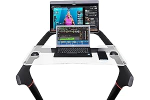 Acrylic Treadmill Tray Compatible with Peloton Tread - Walking Tray Holder for Laptop, Tablet, Phone