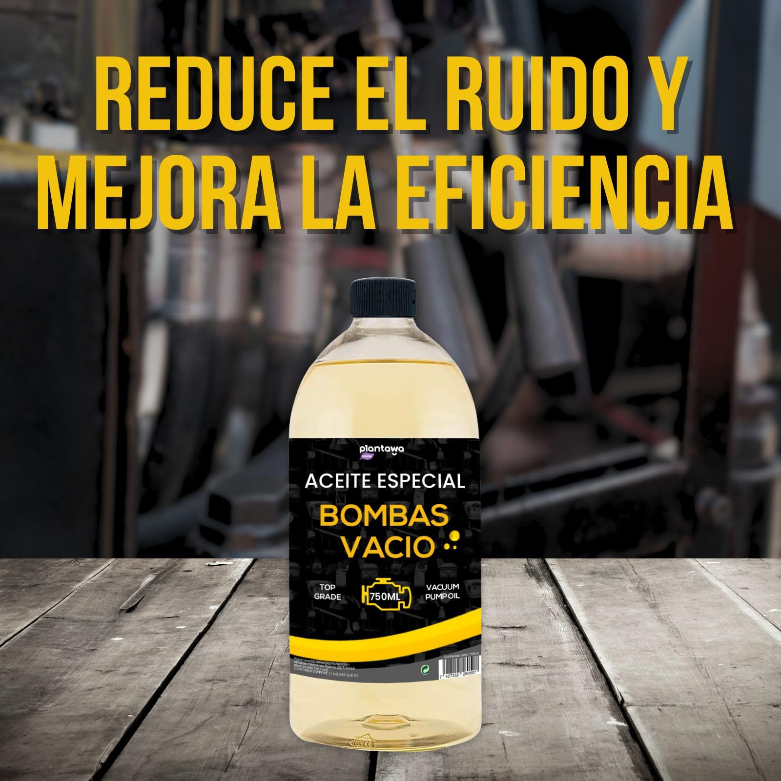 Aceite para Bomba de Vacío 750ml Universal para Todas las Bombas