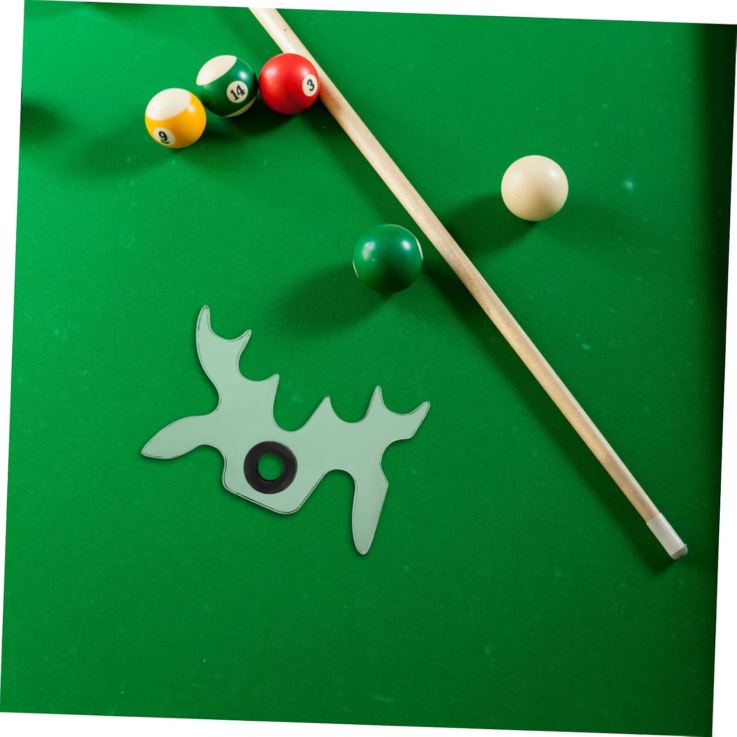 Hemoton Professional Billiard Cue Rest Rack Pool Cue Stick Bridge Billiards Holder Pool Table Supply