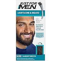 Vista 84 de JUST FOR MEN Color Gel Mustache & Beard M-35 Marrón Medio 1 ea (Paquete de 4)