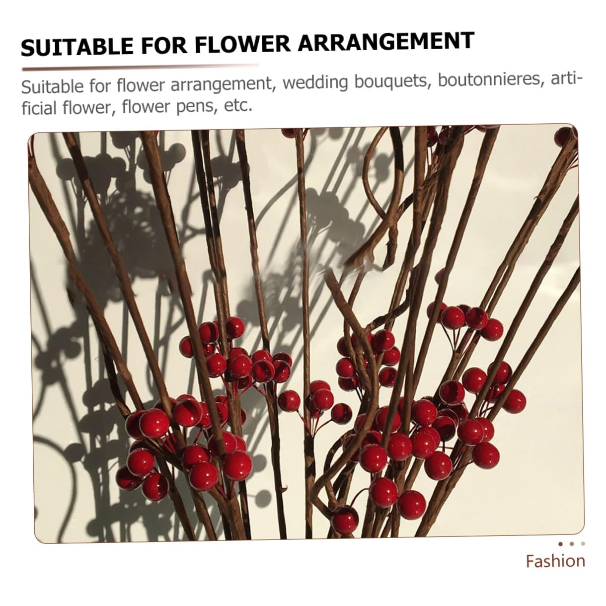 Steli di Fiori Artificiali 100 Pezzi 2 MM X 40 CM Avvolti in Carta per Decorazioni di Eventi e Composizioni Floreali Fai da Te