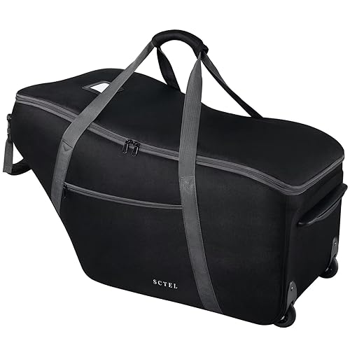 Bolsa de viaje para asiento de automóvil para avión compatible con Chicco KeyFit 30, UPPAbaby MESA, Nuna Pipa, bolsa acolchada para asiento de