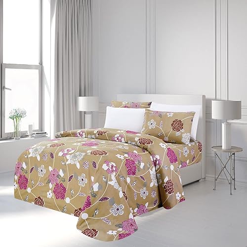 Miniatura 8 de James - Juego de sábanas de microfibra de lujo de 4 piezas, sin arrugas, tamaño individual