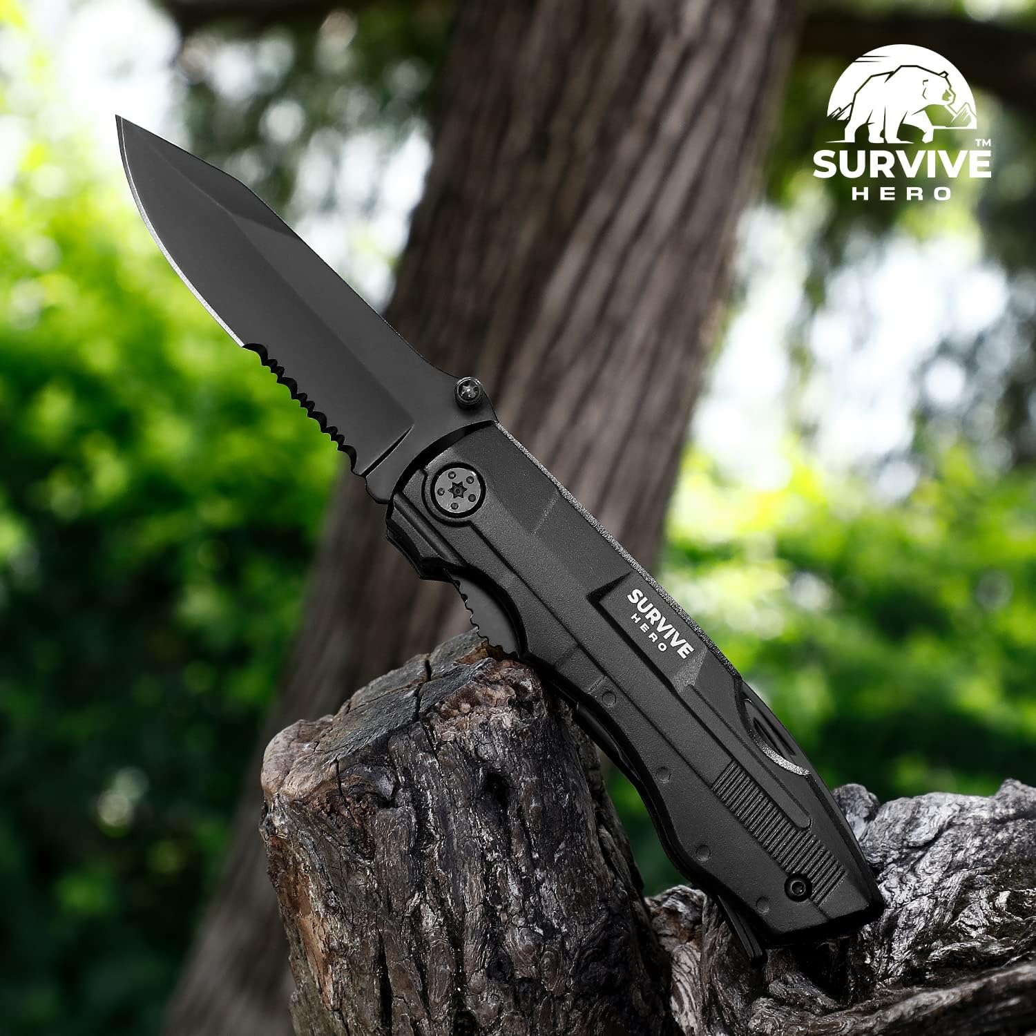 Camping Multi Tool Pocket Knife Multitool Knife for Men, Birthday Gift for Dad Gifts Son Daughter, Tactical EDC Utility Knife Multitool, Brother Gifts for Dad Gifts Grandpa Brother