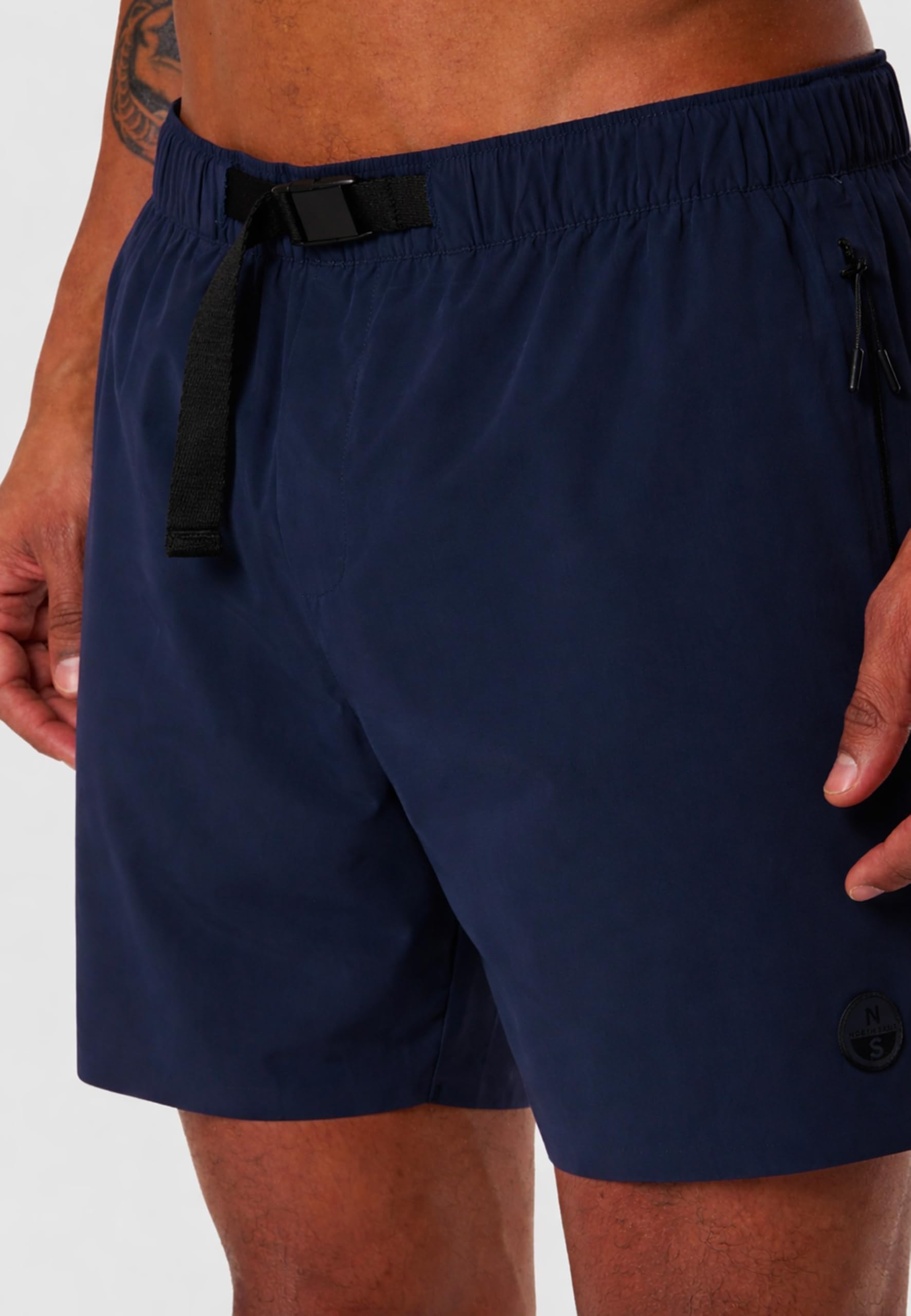NORTH SAILS Boardshort Uomo in Tessuto Tecnico Stretch con Fibre Riciclate