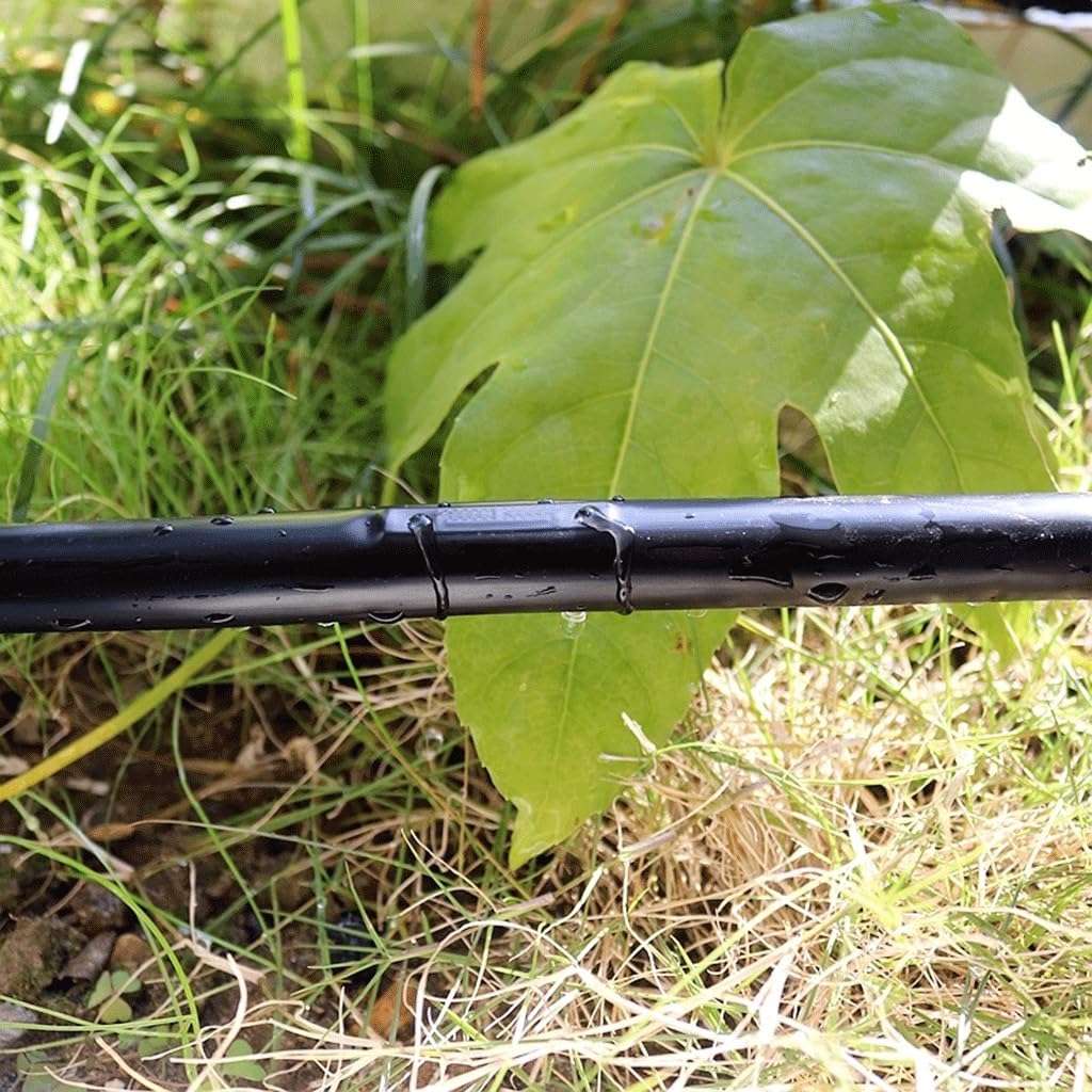Cinta de riego por goteo para plantas. Sistema de riego por goteo con manguera de riego por goteo de lluvia(Space 30cm,16mm 100m)