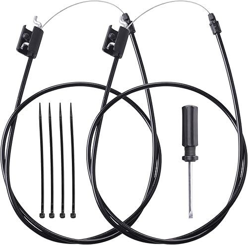 532183281 183281 Cable de control compatible con Poulan Roper Husqvarna Craftsman Weed Eater Walk-Behind cortacésped Craftsman piezas modelo 917