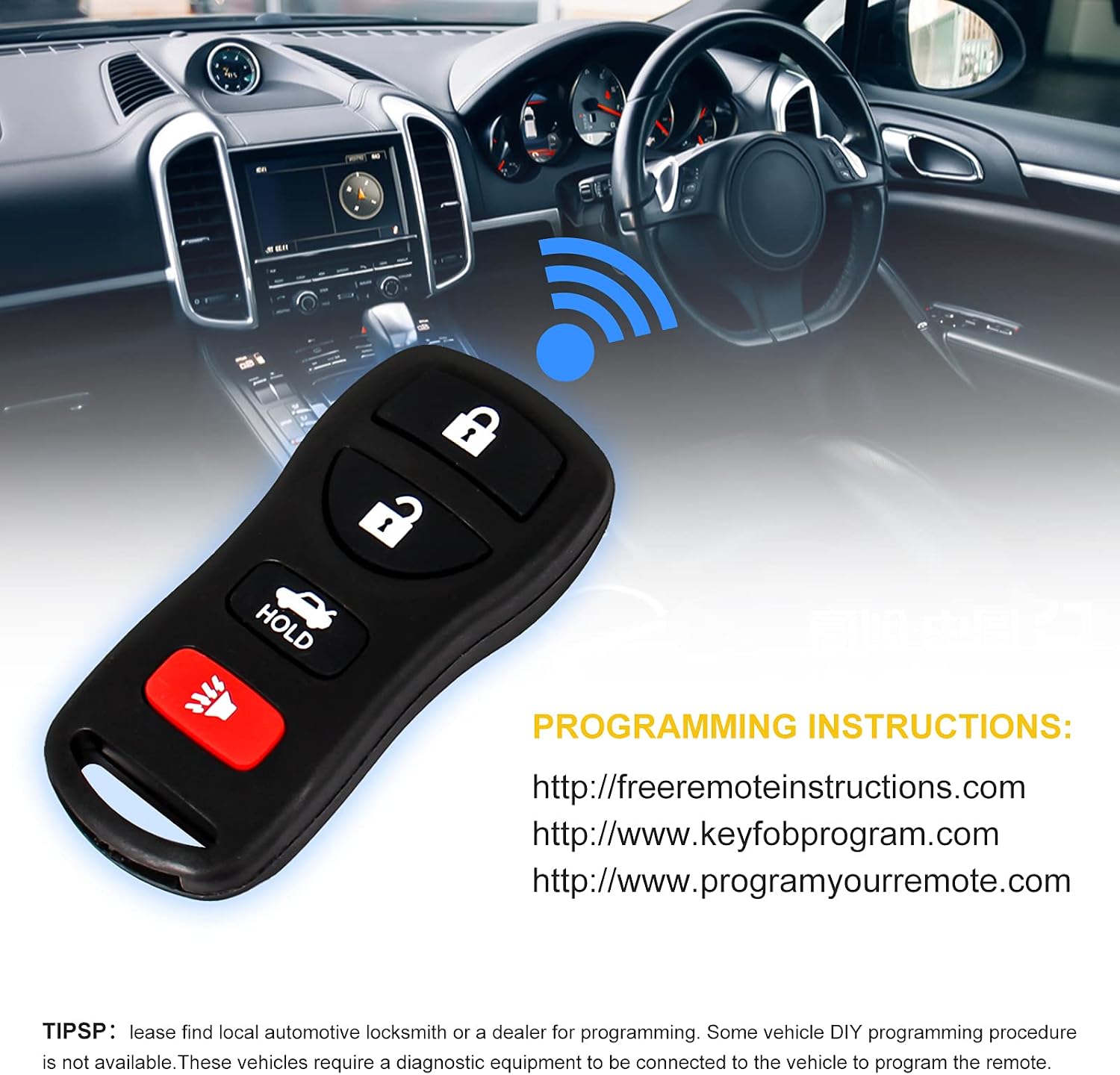 Pilida Keyless Entry Remote Control: Car Key Fob Compatible with Infiniti Nissan Altima Armada Maxima Quest Sentra 350Z| EX35 FX35 FX45 I35 G35 QX56 Replacement for KBRASTU15 (2 Pack)