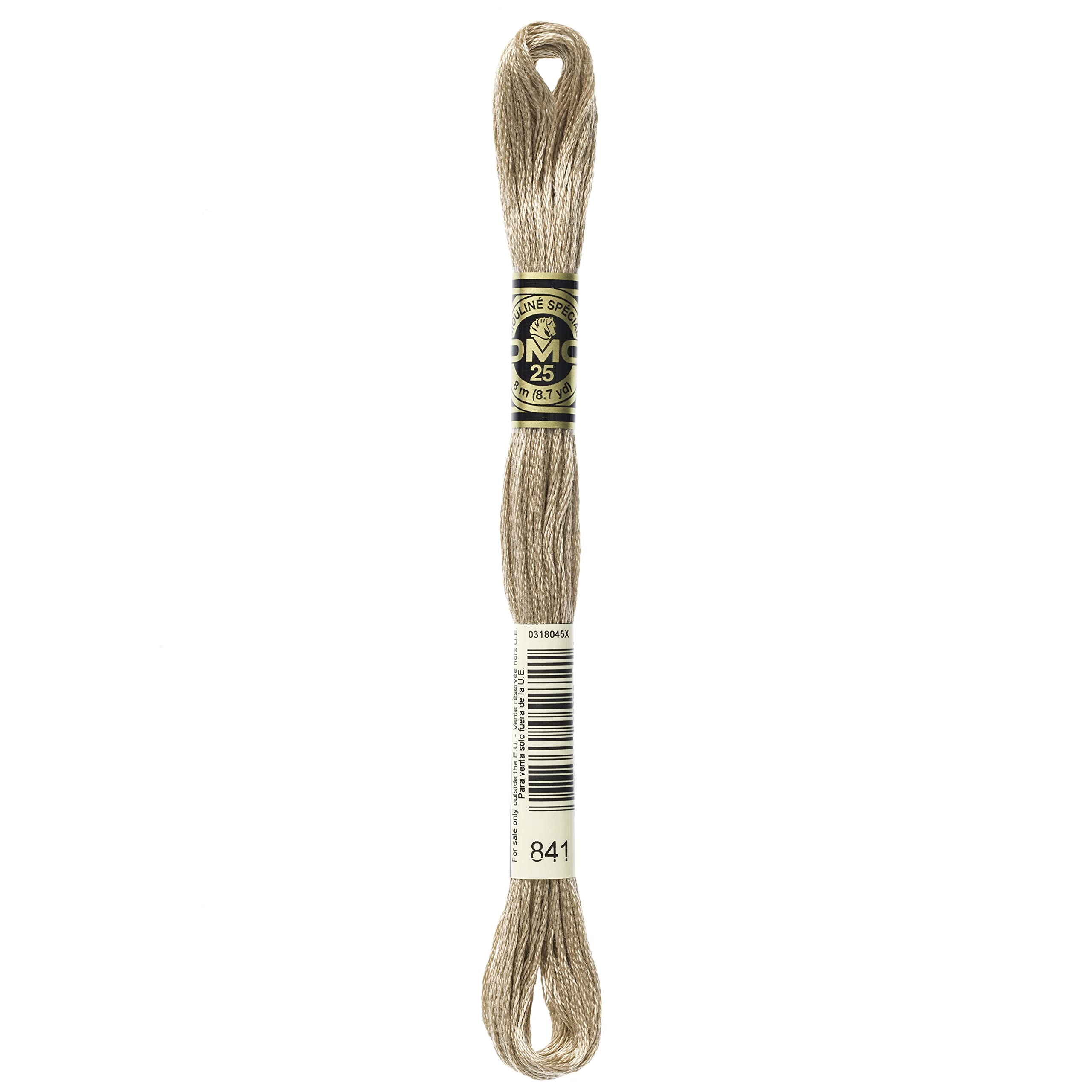 DMC 6-Strand Embroidery Cotton Floss, Light Beige Brown