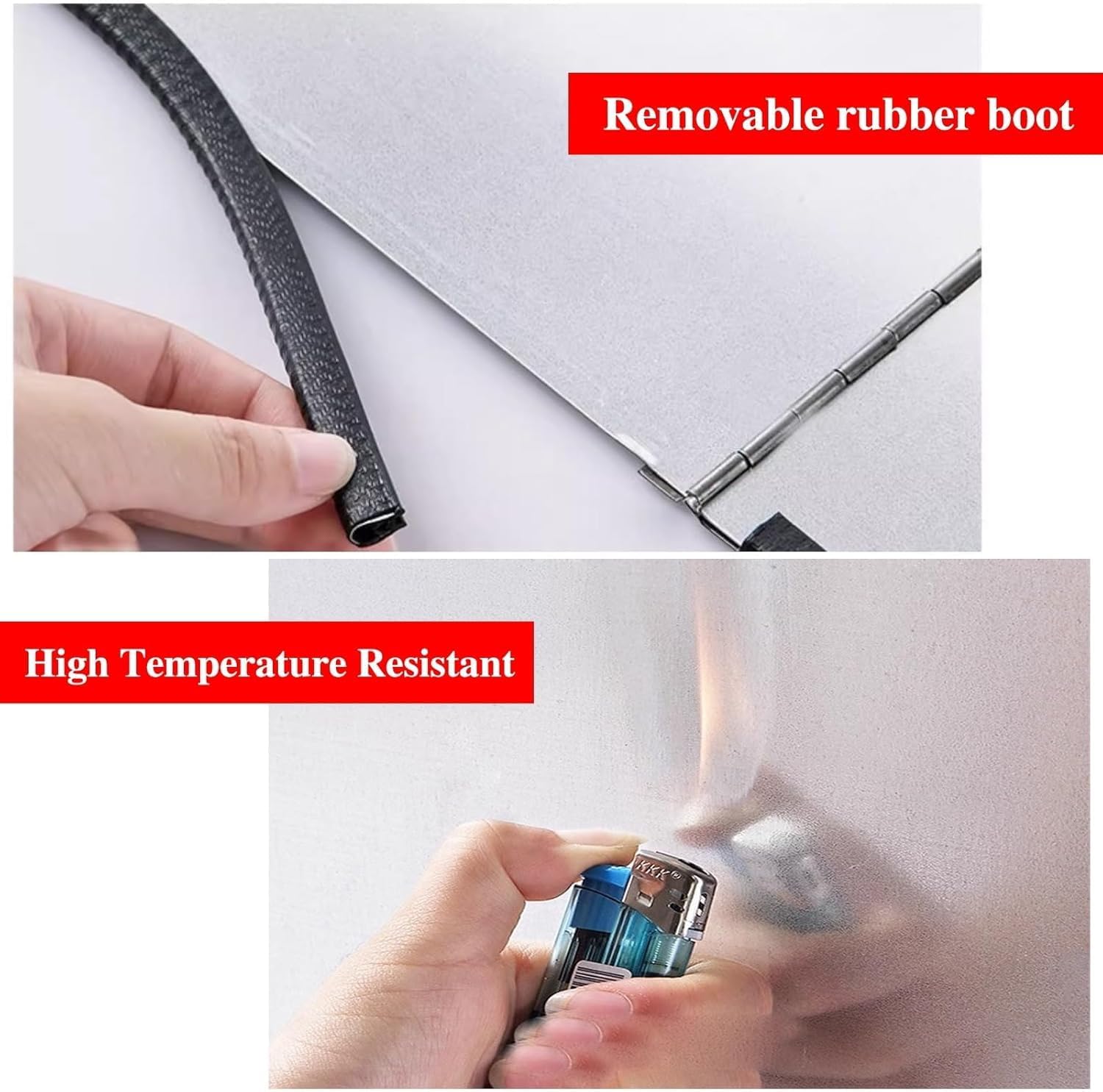 Stainless Steel Oil Splatter Guard, 4 Sided Foldable Cooktop Baffle for Frying, Grease Shield and Oil Splash Insulation Board