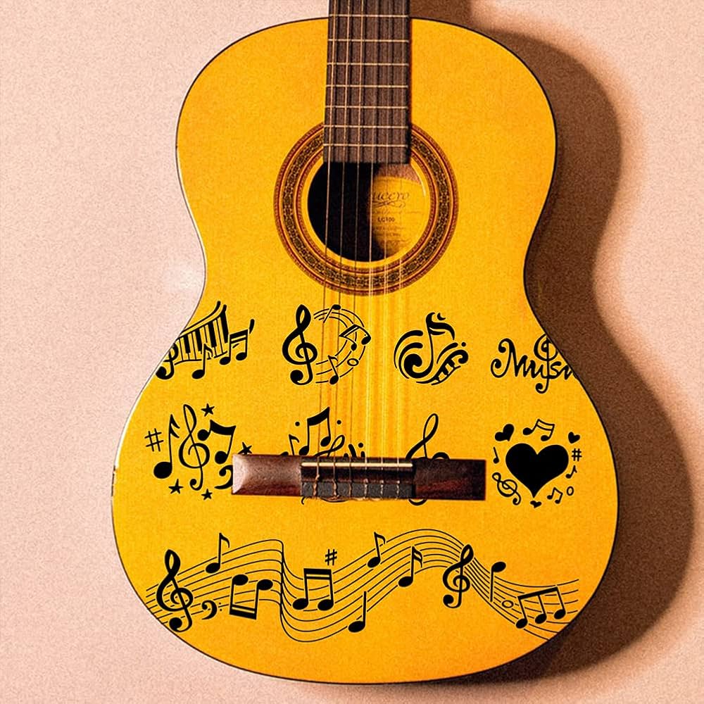 Amazon.co.jp: OLYCRAFT 2個 シルクスクリーンステンシル 音符