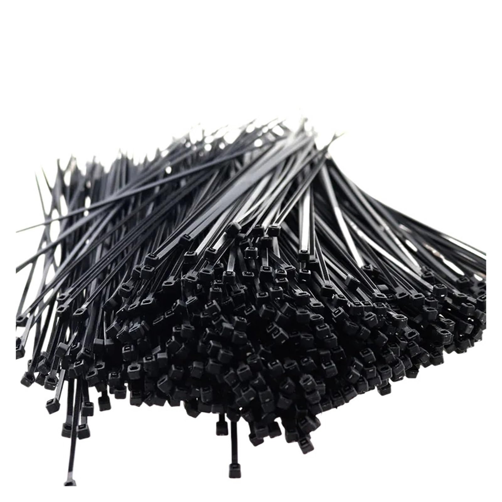 Cable Ties Nylon Cable Ties Wire Self Lock Zip(4x250(Black) 100pcs)