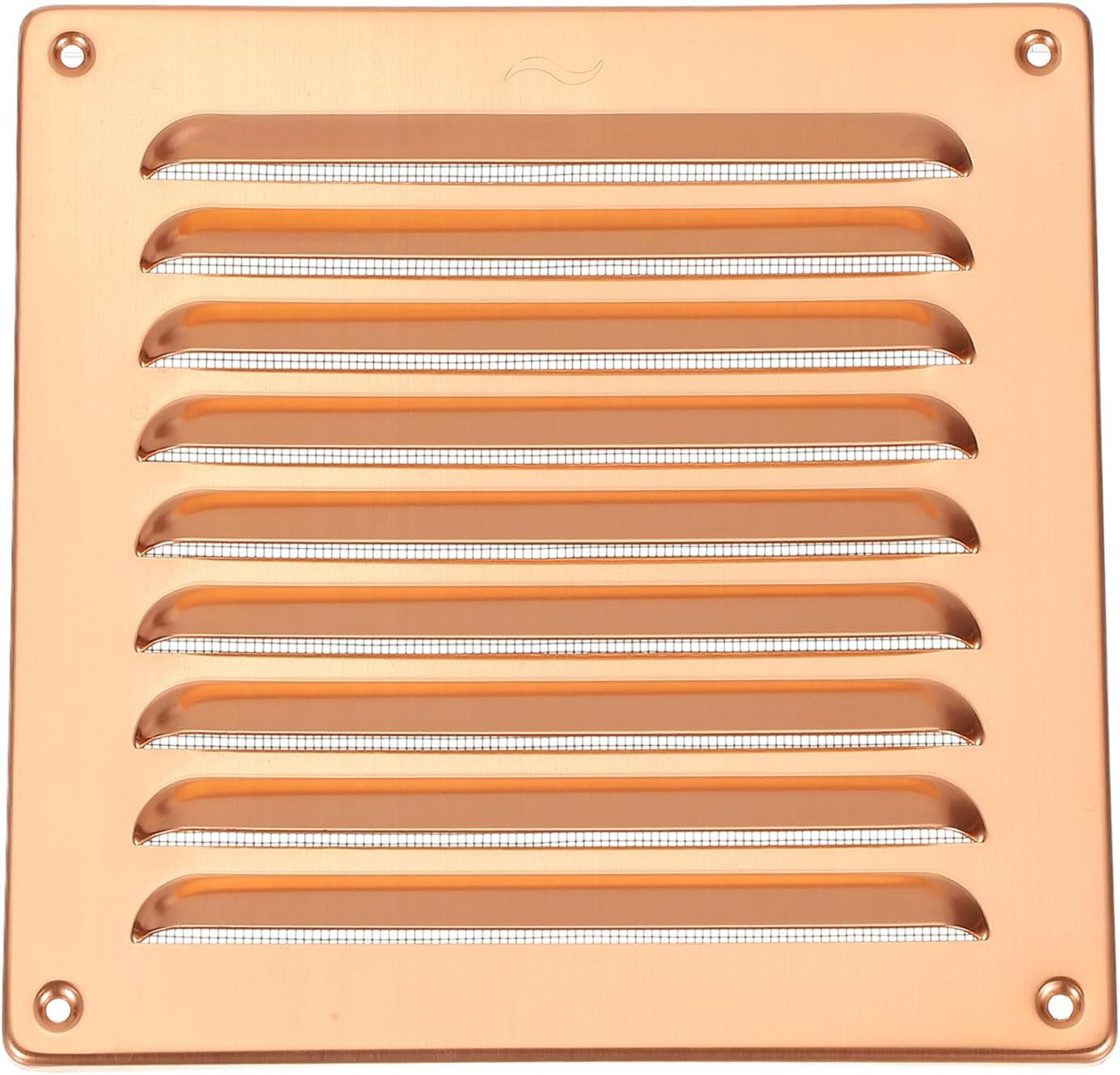 PATIKIL 5x3.5 Inch Aluminum Vent Cover, Screen Air Grille Ventilation Cover HVAC Louvered Grill for Home Kitchen Fireplace Bathroom Wall Ceiling, Silver