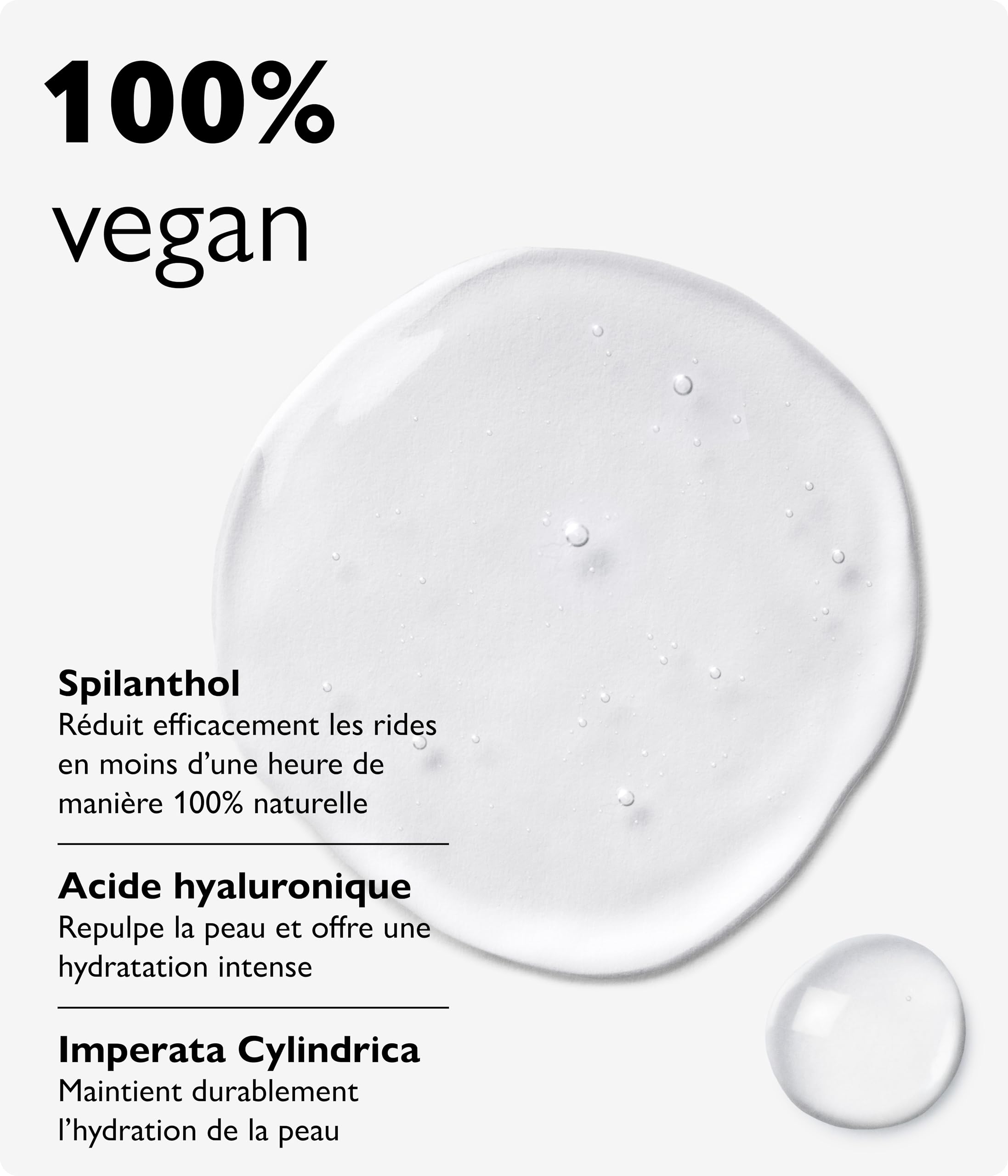 Biotulin - Supreme Skin Gel 15ml - Soin hydratant anti-rides au concentré de Spilanthol et à l’Acide Hyaluronique - Peau lisse et repulpée en moins d’1h