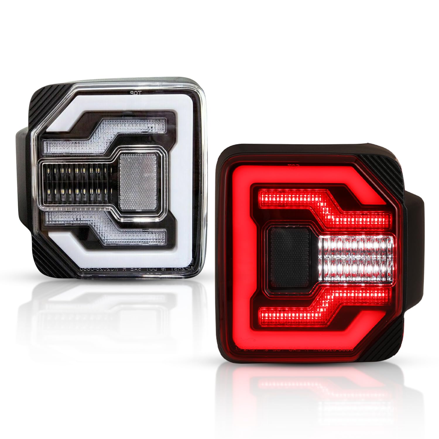 MAN WITH A MISSION　WOLF-TEC LIGHT JK Amazon.com: WolfX Tail Lights LED Sequential for Jeep
