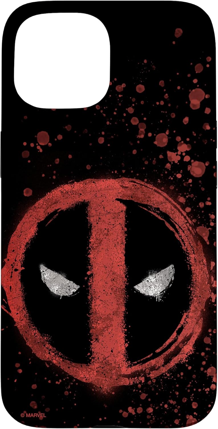 Marvel Deadpool Wade Wilson Icon Paint Splatter Case for iPhone 11 Pro Max