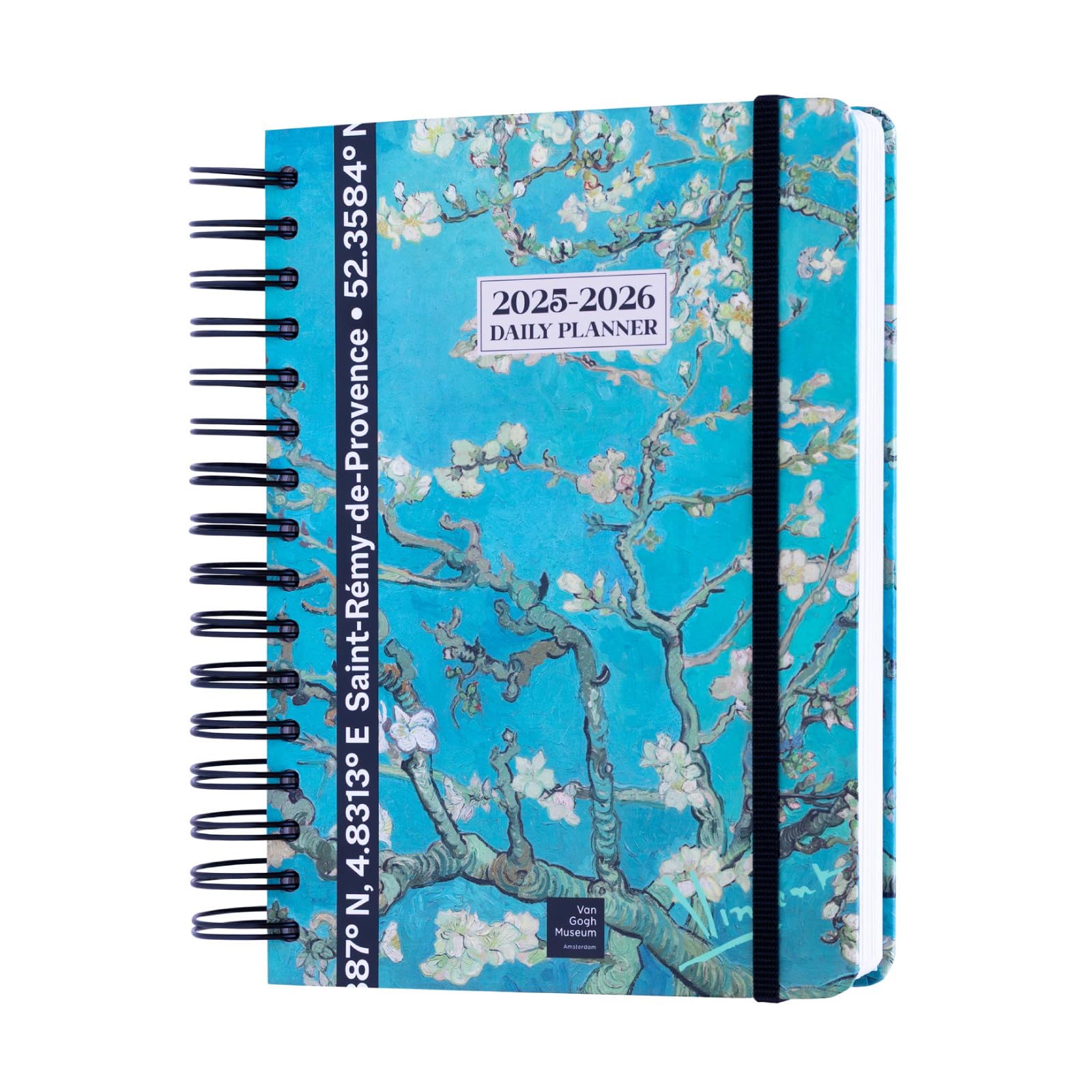 Grupo Erik A5 Academic & Mid-Year Diary 2025-2026, Page A Day - Van Gogh | Back To School & Gifts, Cute Planner