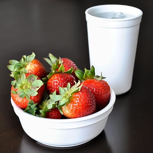 Miniatura 6 de Re Play - Tazones de plástico reutilizables de 12 onzas, paquete de 3 sin tapa, aptos para lavavajillas y microondas para aperitivos y comidas