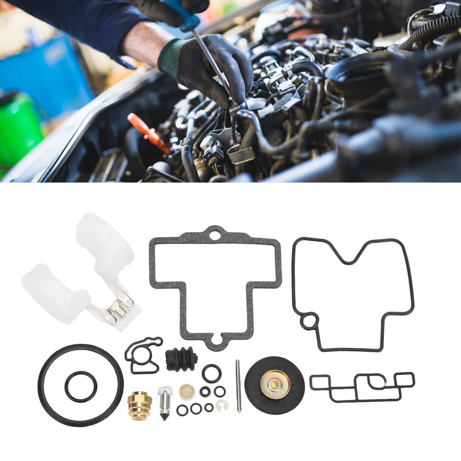 Kit de Réparation de Carburateur pour Keihin FCR Slant Body 28-41mm Carb