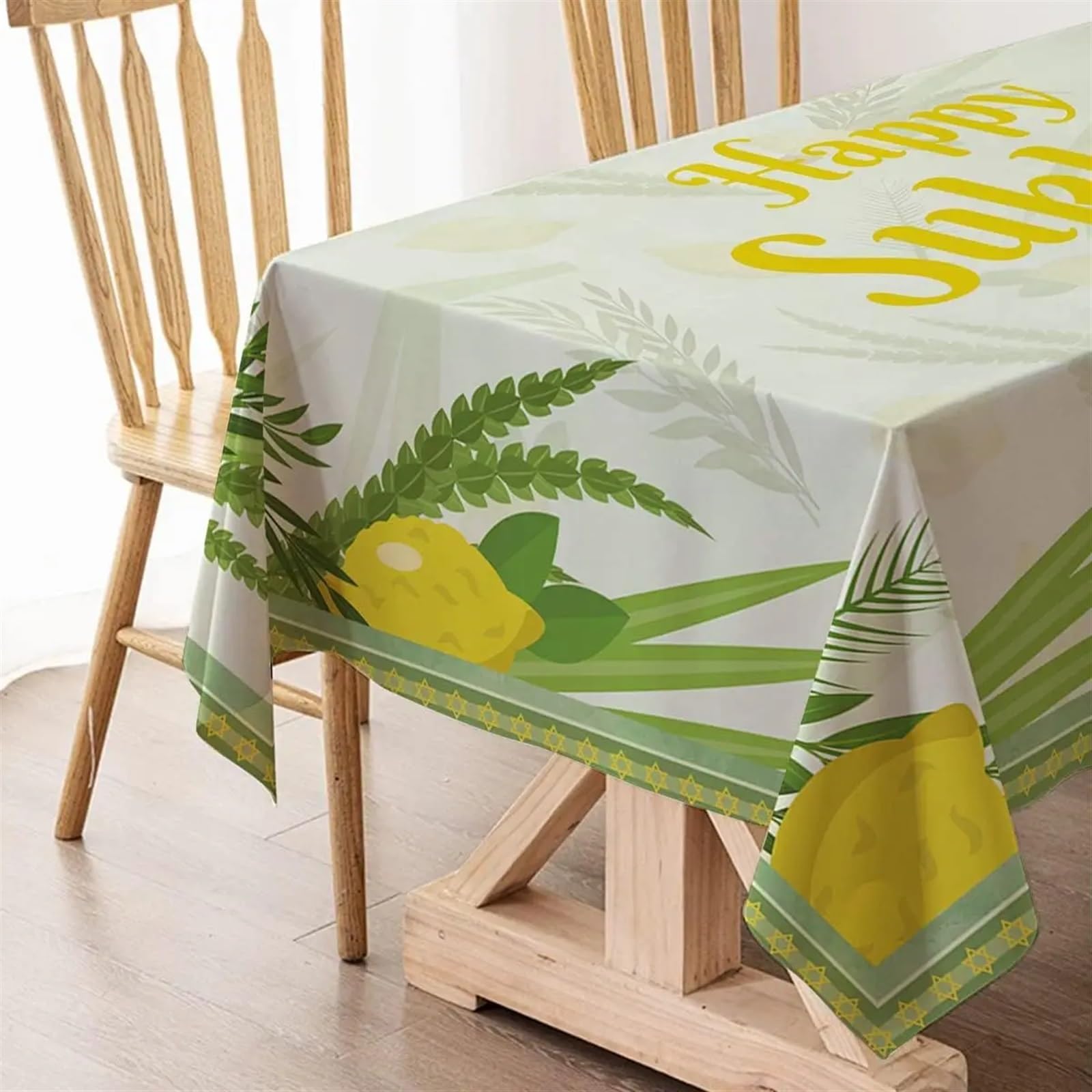 Obrus ​​prostokątny Wystrój przyjęcia świątecznego Wodoodporny obrus Wystrój stołu kuchennego(140x240cm)