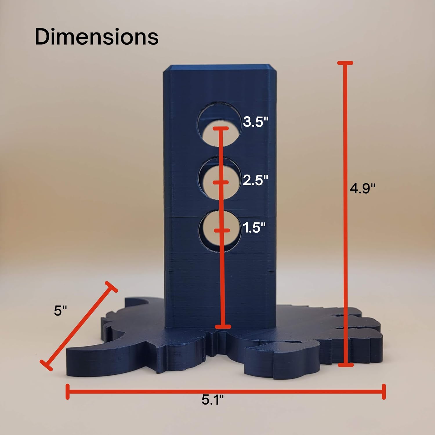 Highland Cow Trailer Hitch Cover, 2 Inch Receiver, 3D Printed Design, Multiple Pin Positions