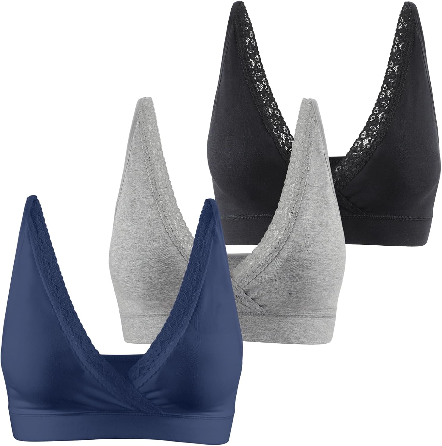 Experience Ultimate Comfort: The Perfect Lace Cotton Bra for Maternity and Everyday Wear!