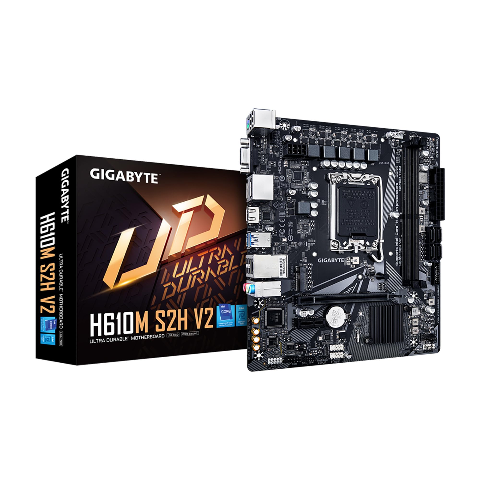 Amazon.com: GIGABYTE H610M S2H V2 Motherboard, Supports 14th