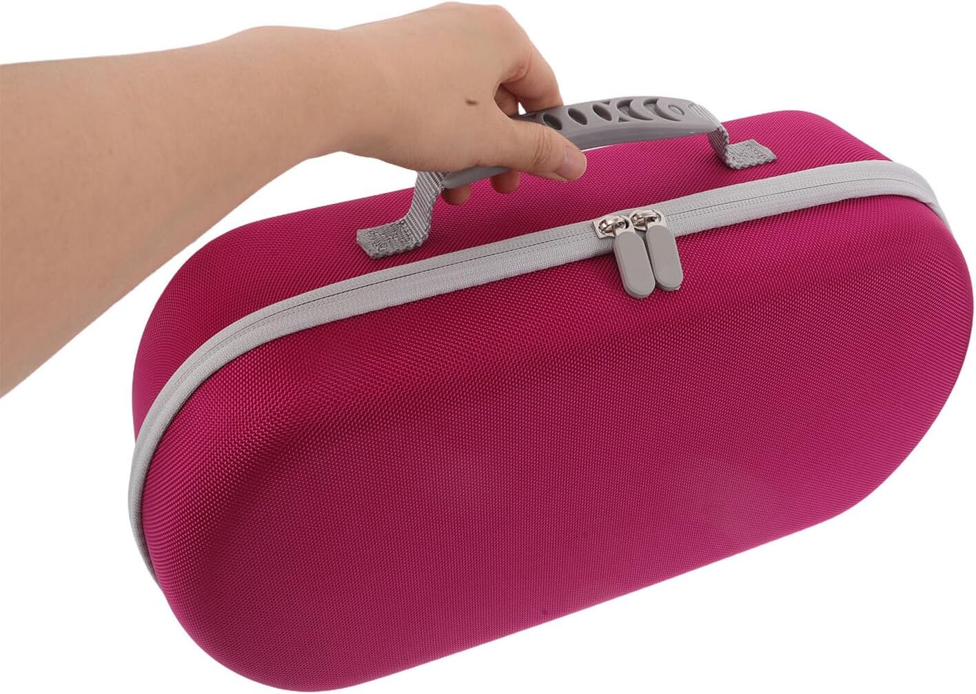 Portable Hair Dryer Storage Bag with Protective Pouch for Hd17, Travel Hair Tool Organizer Case Compatible with Supersonic Blow Dryer, Pink