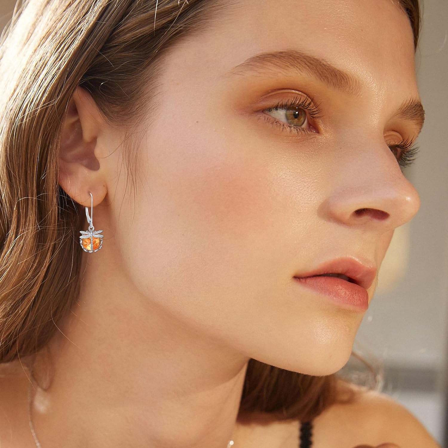 KZX Sterling Silver Dangle Drop Earrings for Women Summer Theme Earrings Hypoallergenic Jewelry Gift for Mom Wife Girlfriends - Image 2