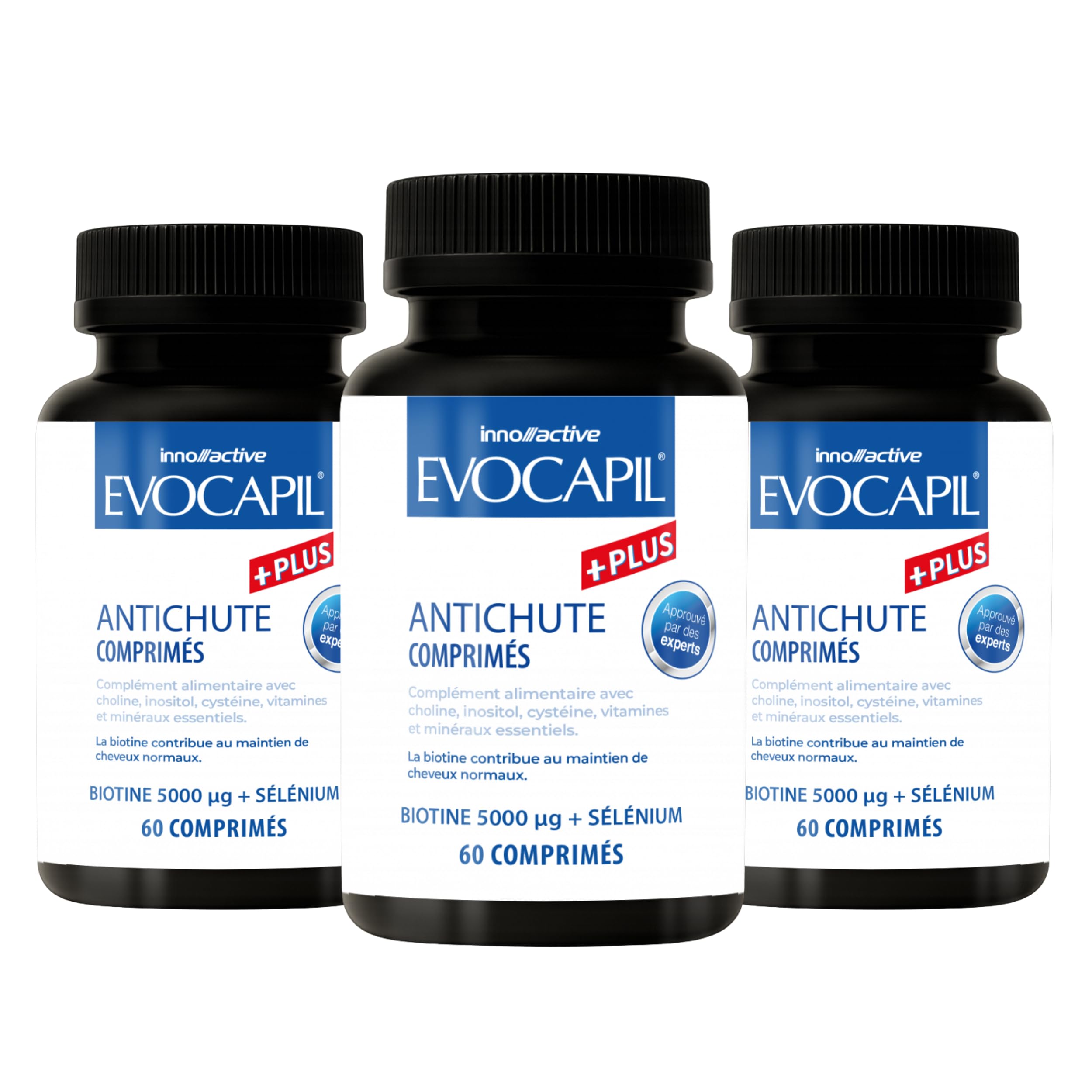 Complément Biotine Zinc Sélénium Evocapil Plus Anti-Chute Cheveux - 7