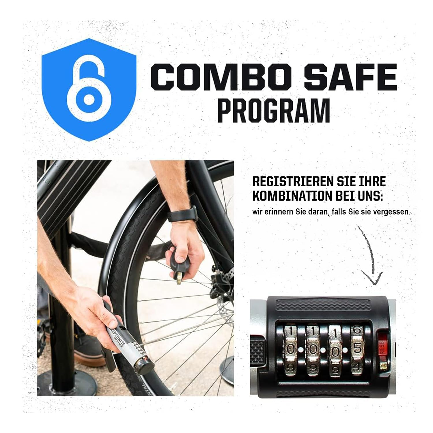 Kryptonite Keeper 585 Combo Faltschloss, faltbares Fahrradschloss mit Zahlenkombination inkl. Halterung, Streben aus 3 mm dickem, gehärteten Stahl, Sicherheitslevel 5/10, für Fahrräder, 0,99 kg, 85 cm