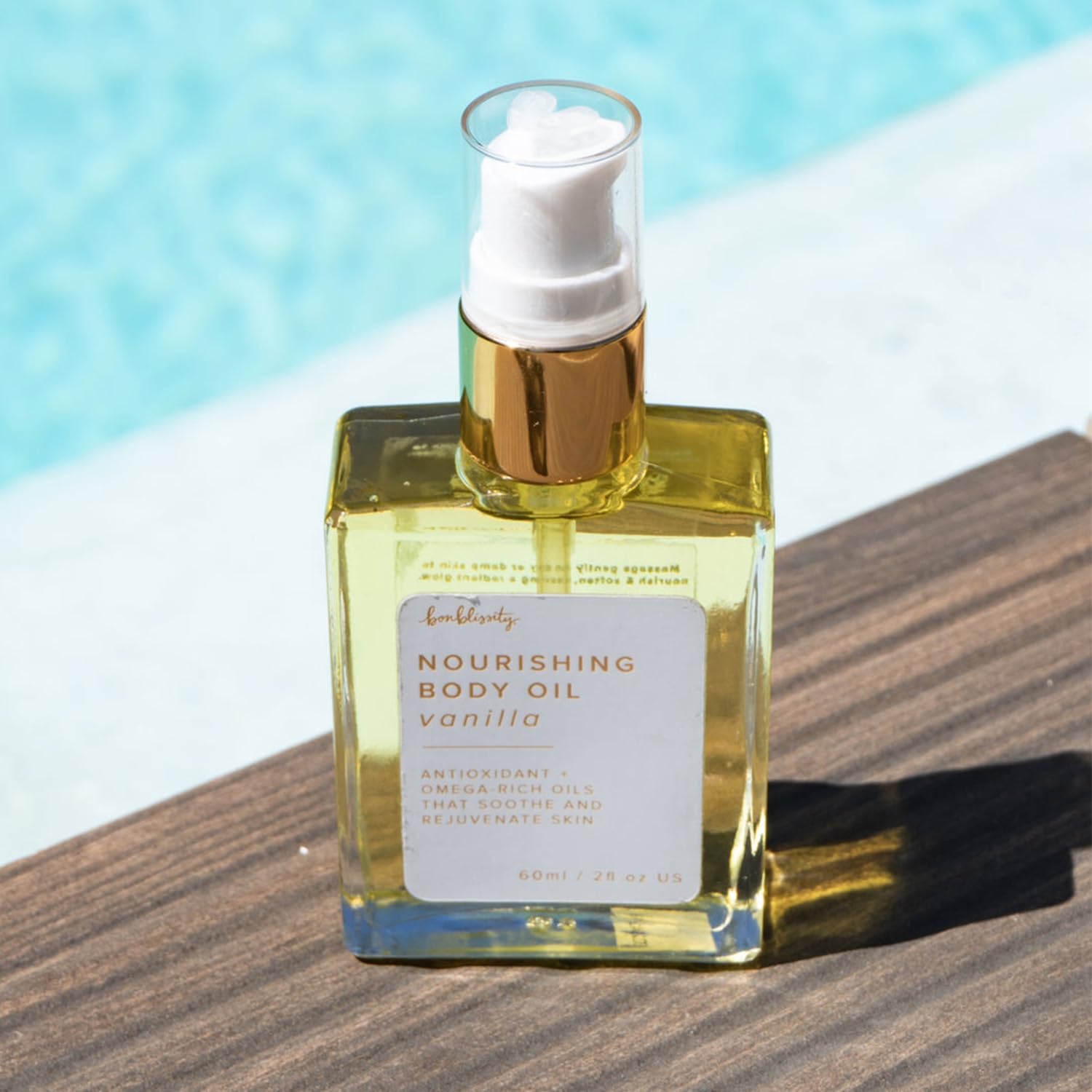 Bonblissity Nourishing Body Oils for Women, 2oz Travel Size - Vanilla Scented Body Oil, Non-Greasy Non-Comedogenic, Vitamin E Hydrating Moisturizer for Men and Women with Dry or Sensitive Skin - Image 6