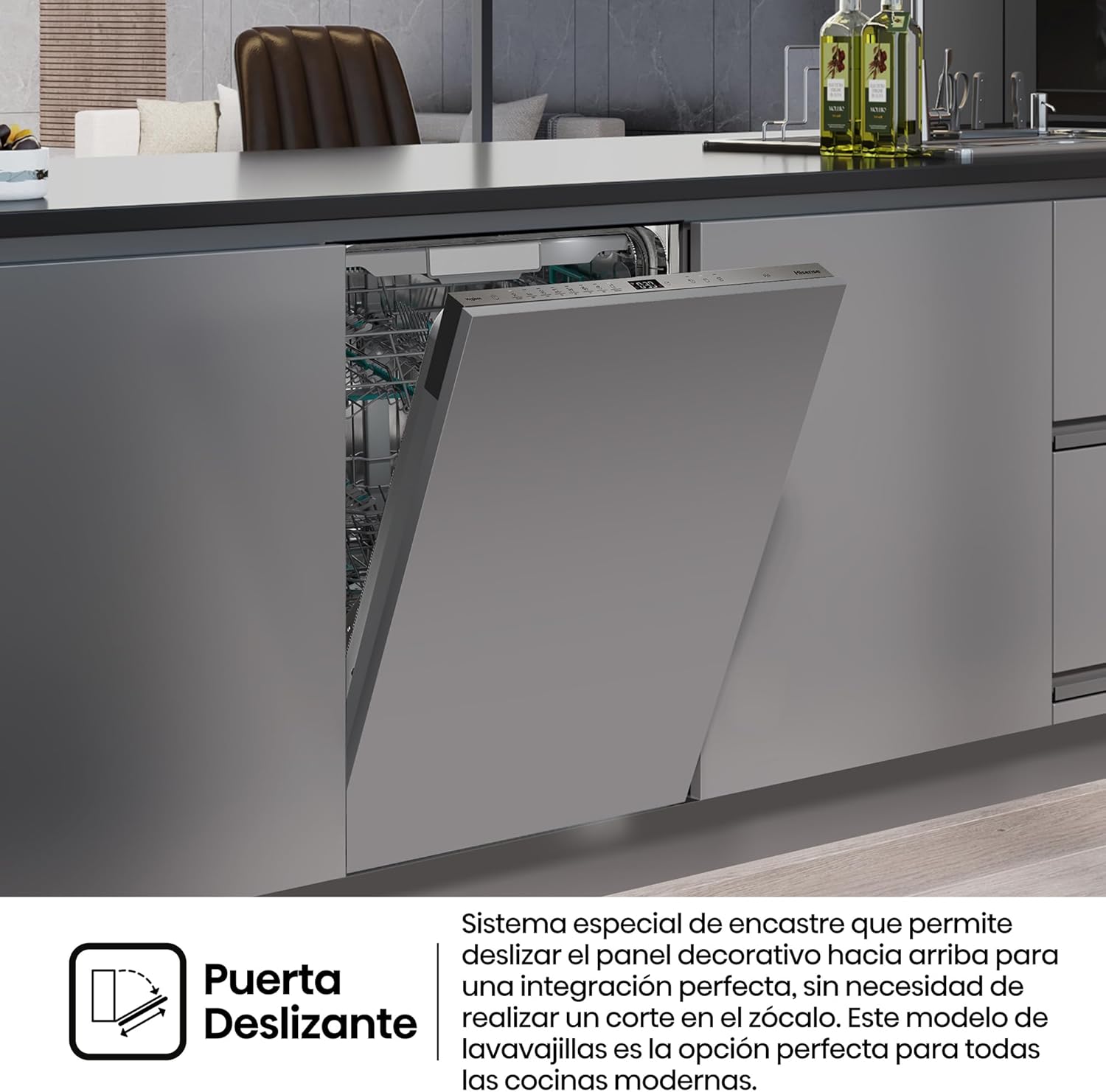 Hisense HV673A65 Dishwasher sliding door mechanism