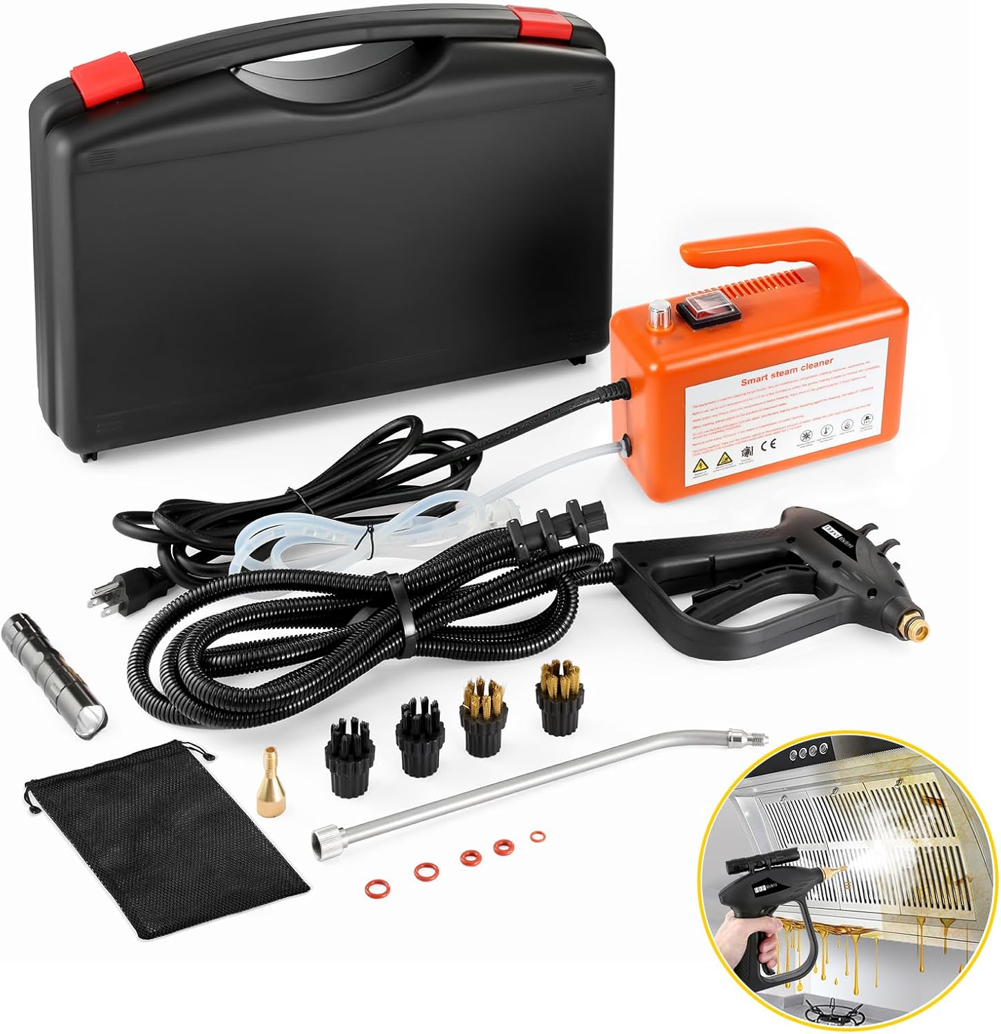 DynaLiving Portable Steam Cleaner 1700W Handheld Steamer