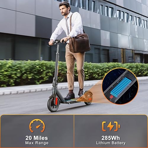 Miniatura 42 de Caroma Scooter eléctrico para adultos, potente motor de 350 W/500 W/750 W, velocidad máxima de 20/25 millas por hora y rango de 18/25/30 millas