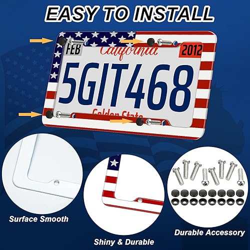 Miniatura 7 de Juego completo de 26 fundas de asiento de camuflaje con bandera estadounidense, accesorios de automóvil, camión, funda para volante, alfombrillas