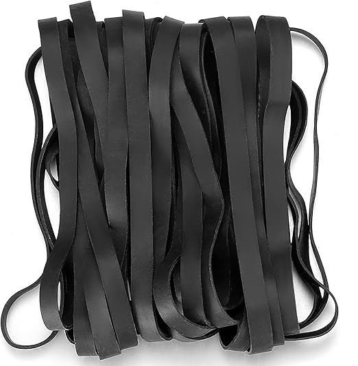 Rubber Bands, 50 Pcs Large Thick Elastic Rubber Bands Sets, Heavy Duty Trash Can Bands, Strong