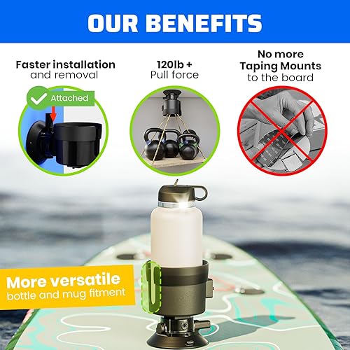 Miniatura 7 de Integral Expansor de vacío - Soporte de taza expandido con soporte de almohadilla de vacío - Soporte de ventosa de 4.5 pulgadas