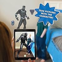 Vista 58 de Wall Palz Marvel Miles Morales Wall Decal - Marvel Wall Stickers with 3D Augmented Reality Interaction - 21" Spider-Man Peel and Stick Bedroom Decor