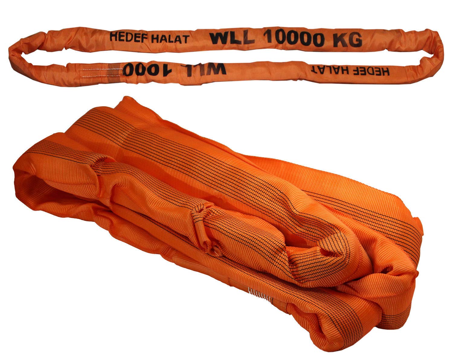 halat Eslinga redonda - Naranja (10 toneladas), Länge 6m / Umfang 12m