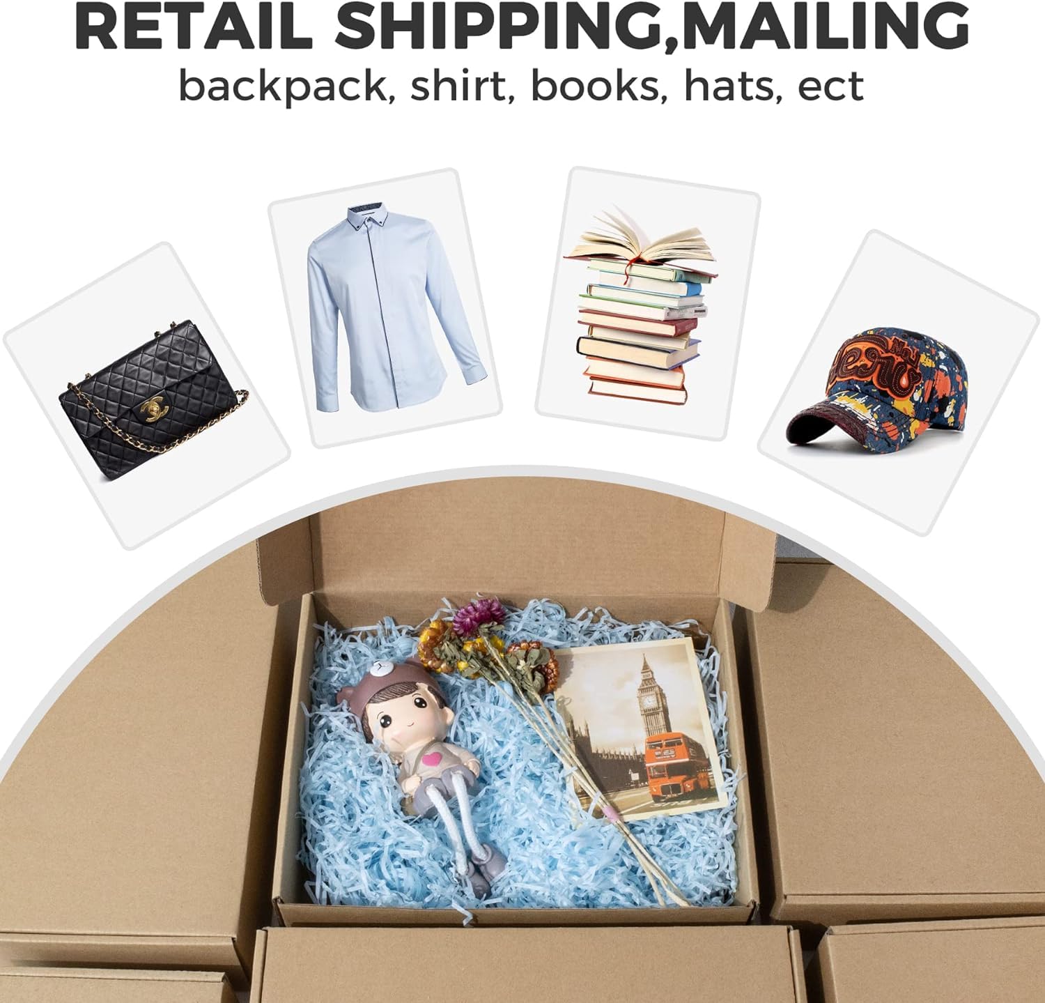 Golden State Art, 11x9x3 inch Tab Lock Tuck Top Shipping Mailer Boxes for Packaging Small Business, Brown Medium Cardboard Gift Boxes for Wrapping Mailing Present, 20 Pack
