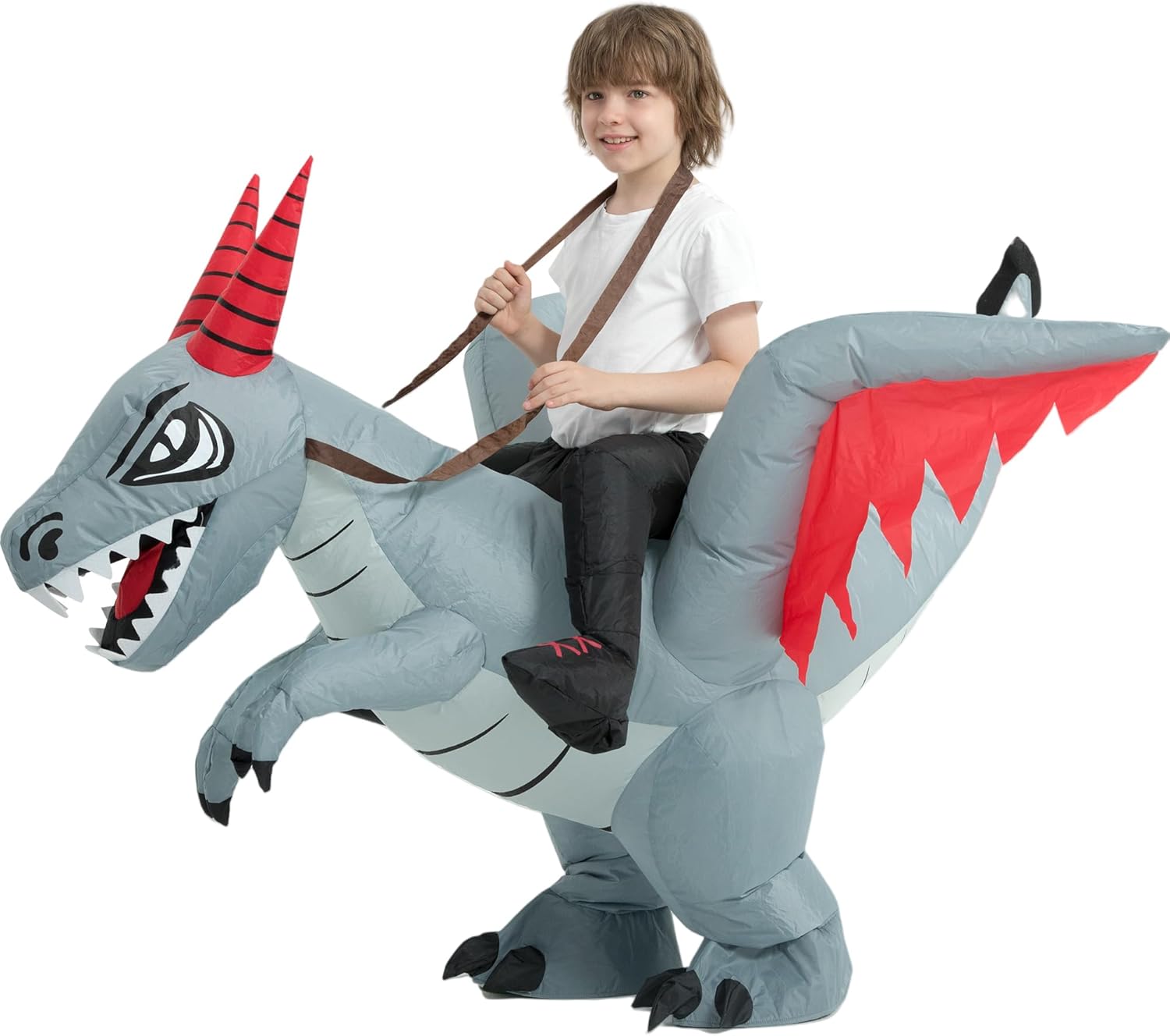 tasanor Blow Up Dragon Costume,Inflatable Costumes for Kids,Inflatable Dinosaur Costume,Halloween Costumes for Girls/Boys - Image 5