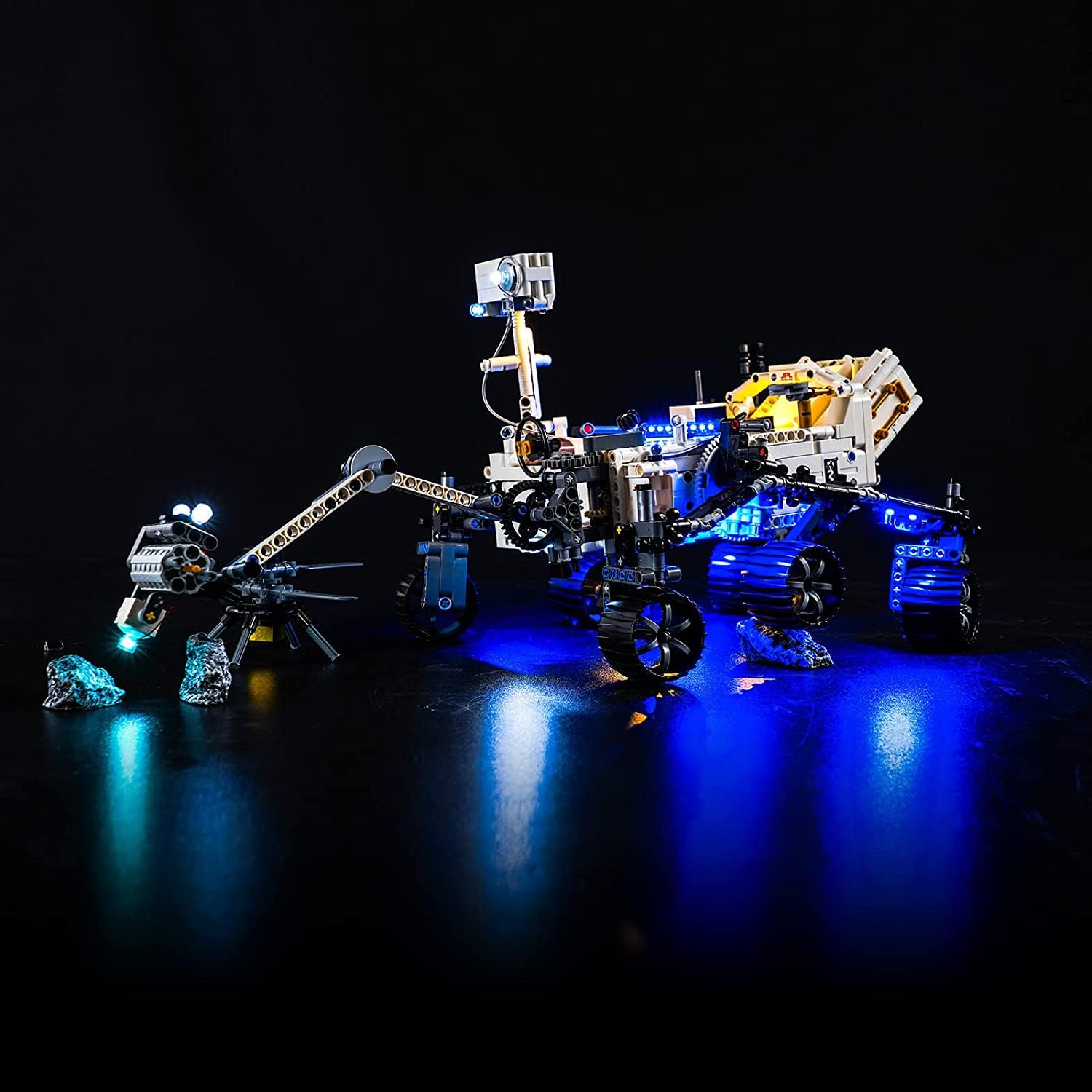 Zestaw oświetlenia LED do Lego 42158 NASA Mars Rover Perseverance (nie model Lego), Zestaw oświetlenia dekoracyjnego do Lego NASA Mars Rover Perseverance Kreatywna zabawka - wersja standardowa
