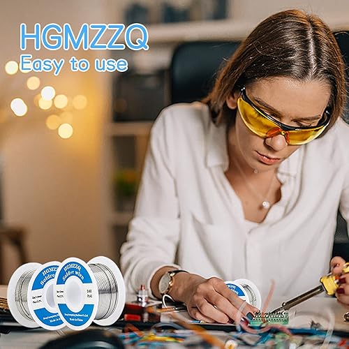 Miniatura 13 de Alambre de soldadura 60-40 con colofonía para soldadura eléctrica