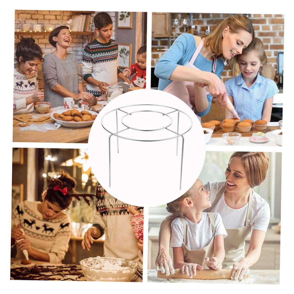 Alipis 3stücke Abkühlgitter Für Kuchen Multifunktionales Kühlregal Für Torten Und Platzsparend Backen Und Kühlen Von Brot Und Keksen