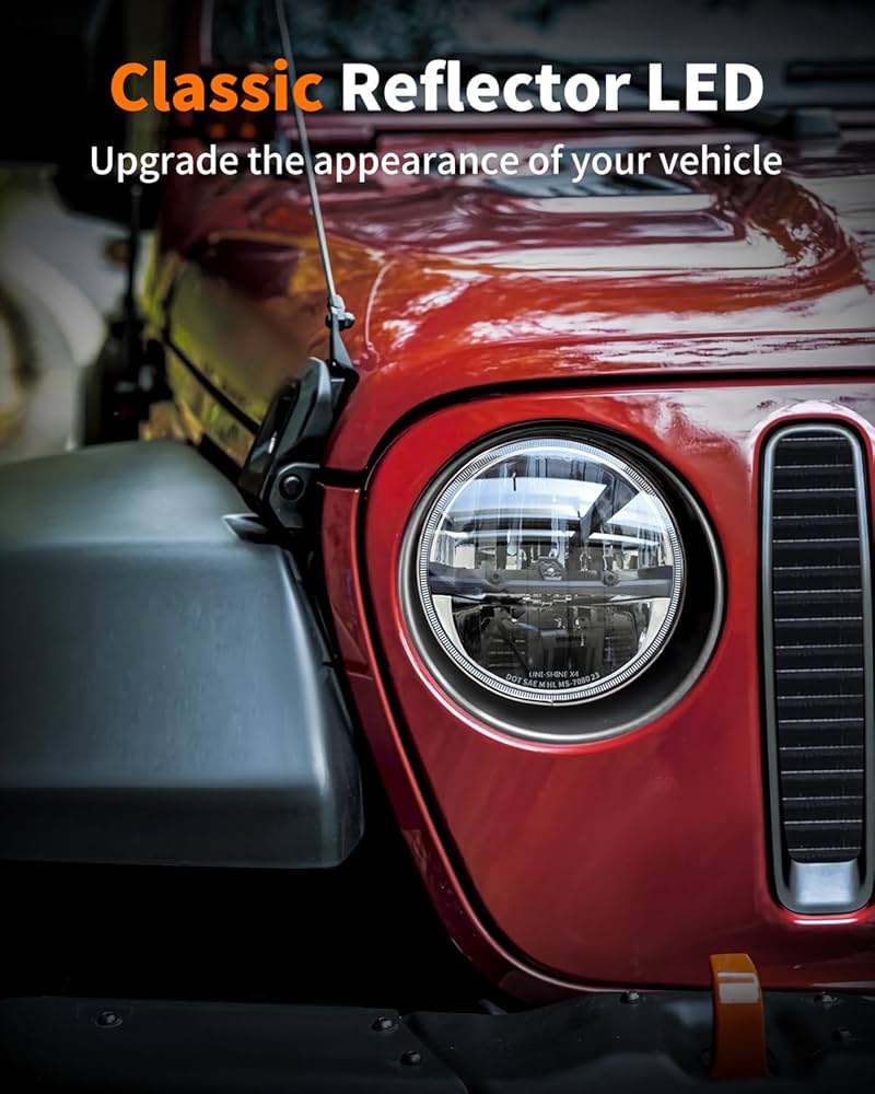 Amazon.com: UNI-SHINE 2PCS 7-Inch LED Headlights - DOT