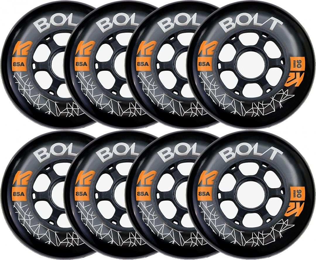 K2 Bolt 90 mm 85A 8-Wheel Pack W ILQ 9