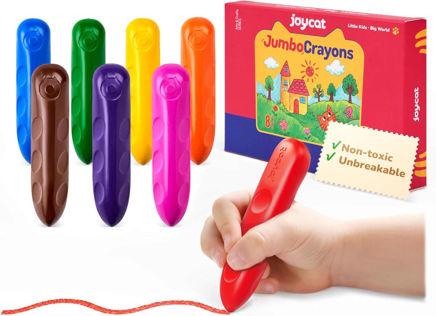 JoyCat Jumbo Crayons