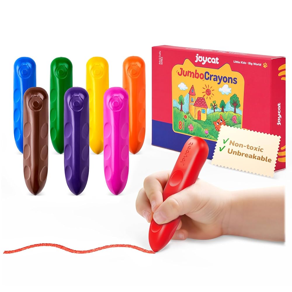 12/24 Colors/Set Drop Shape Crayons Non Dirty Hand Washable Safe Non-Toxic For Kids Baby Toddler Gift Early Education Tools
